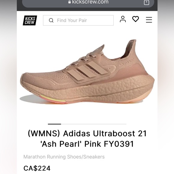 Adidas women's ultraboost 21 US6.5 - Picture 10 of 10